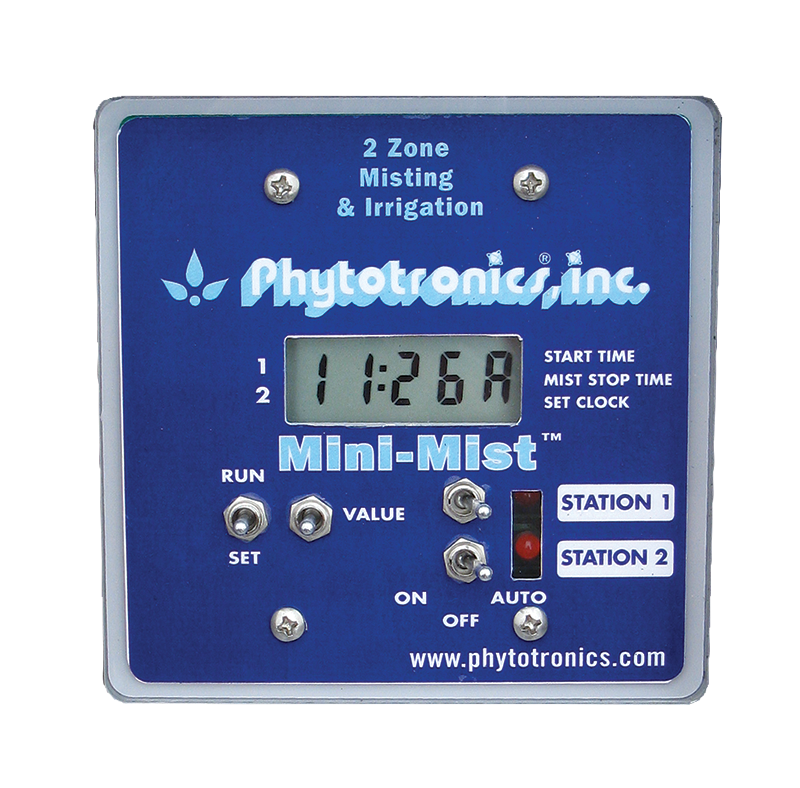 Phytotronics® Mini-Mist Two Zone Controller - Mist & Water Controllers